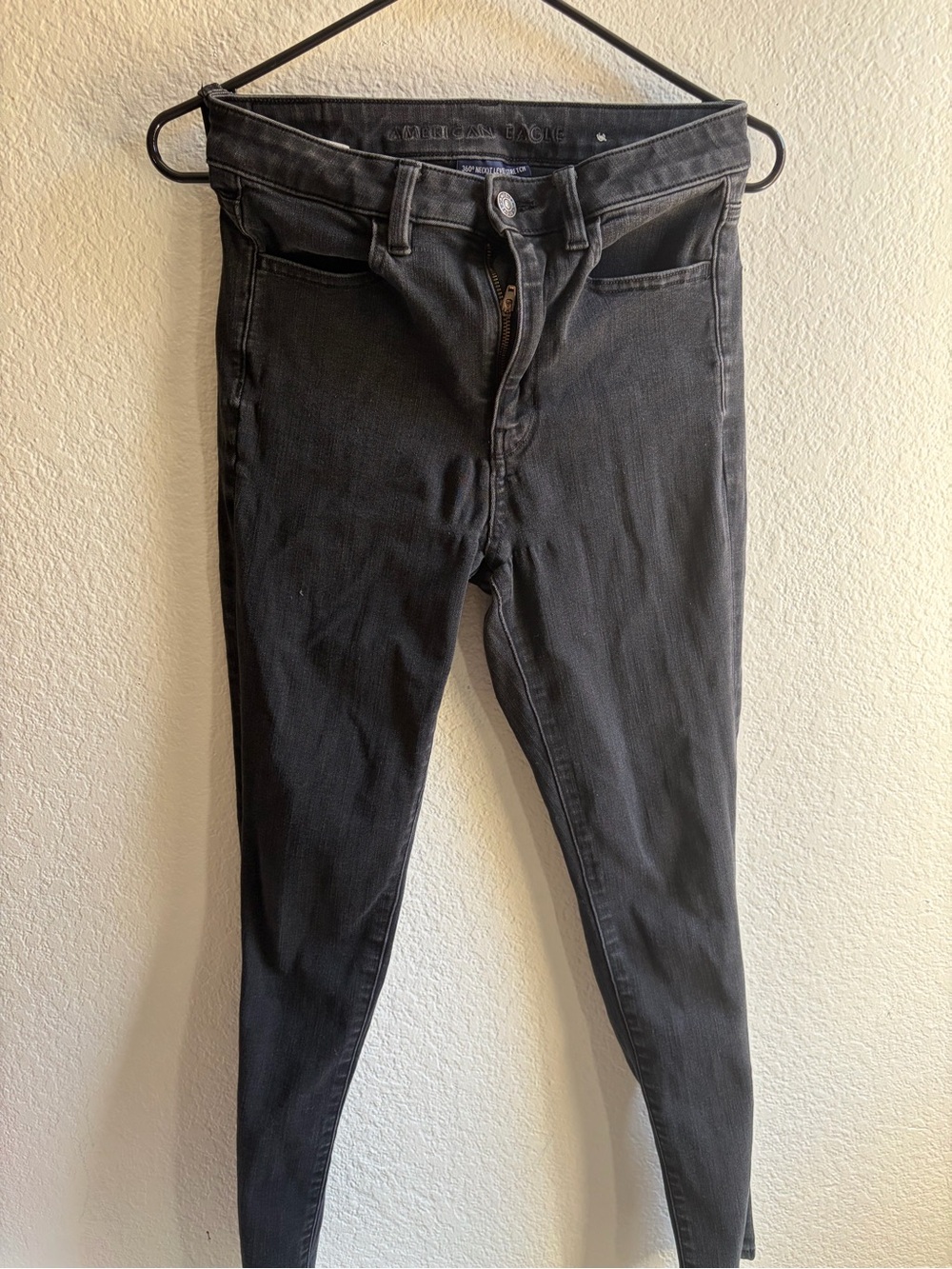 American Eagle Outfitters Dark Black Skinny Jeans